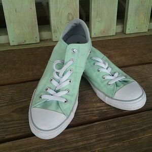Converse Mint Green Sneakers Size 5